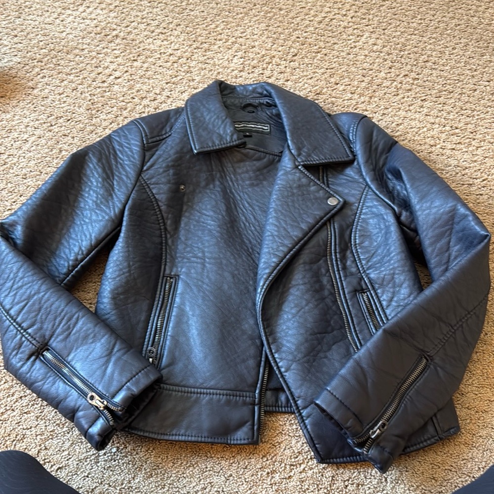 Urban Outfitters Women's Navy Jacket! 
Members only X